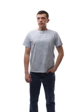 Футболка чоловіча S Блакитний M@C (706537-S) 706537-S фото