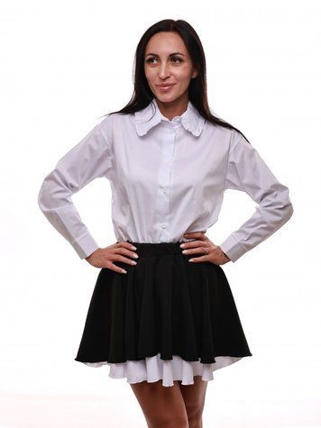 Рубашка женская 42 Белый STREET FASHION (686908-42) 686908-42 фото