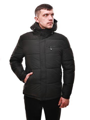 Куртка зимняя мужская 48 Черный (691270-48) 691270-48 фото