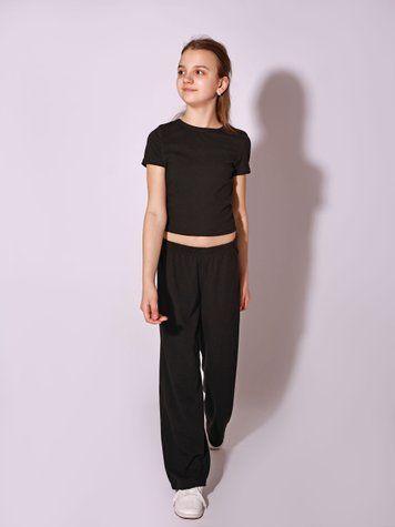 Костюм брючный для девочки подростка 128 Черный LORA-TEX (744390-128) 744390-128 фото