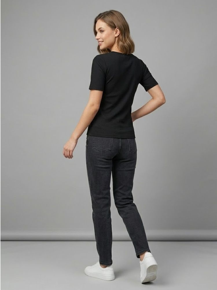 Футболка женская S Черный TVIY LOOK (713461-S) 713461-S фото