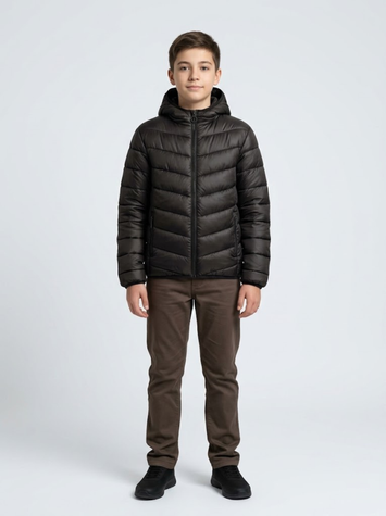 Куртка демісезонна длі хлопчика підлітка 128 Чорний FASHION (738436-128) 738436-128 фото