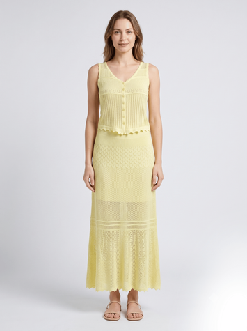 Костюм зі спідницею жіночий OneSize Жовтий MMC (756597-OneSize) 756597-OneSize фото