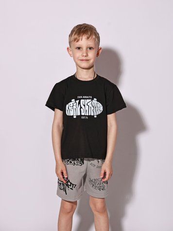 Футболка для хлопчика 104 Чорний (730274-104) 730274-104 фото