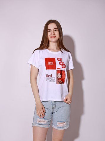 Футболка жіноча S Білий LUMO (715065-S) 715065-S фото
