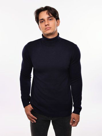 Гольф вязаный мужской M Синий FASHION (690242-M) 690242-M фото