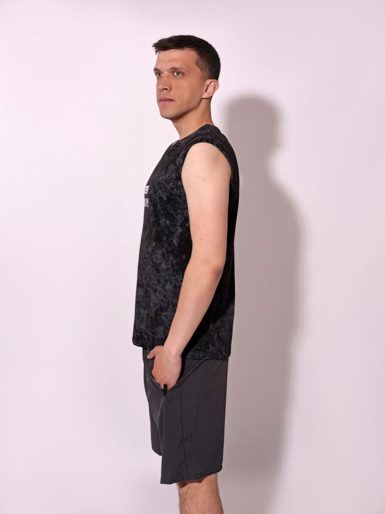 Майка чоловіча 46 Чорний (725003-46) 725003-46 фото