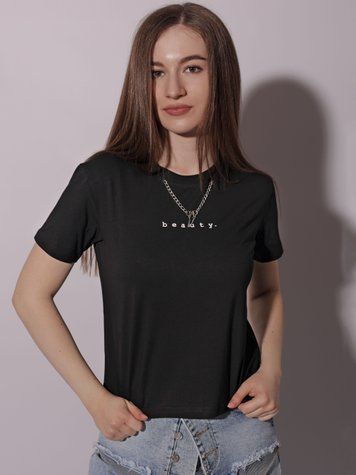 Футболка женская OneSize Черный NANA (711892-OneSize) 711892-OneSize фото
