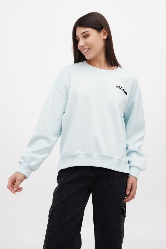 Світшот жіночий OneSize Блакитний M@C (639275-OneSize) 639275-OneSize фото