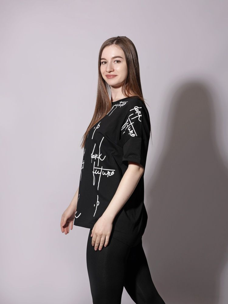 Футболка женская OneSize Черный NANA (711865-OneSize) 711865-OneSize фото