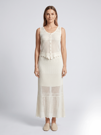 Костюм зі спідницею жіночий OneSize Білий MMC (756592-OneSize) 756592-OneSize фото