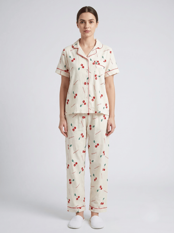 Пижама женская S Молочный FASHION (731294-S) 731294-S фото