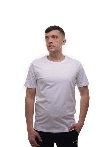 Футболка чоловіча 48 Білий BEKI (718145-48) 718145-48 фото