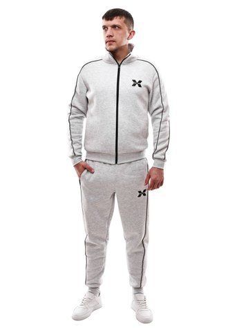 Костюм спортивний чоловічий 46 Світло-сірий MEGA SPORT COLLECTION (699227-46) 699227-46 фото
