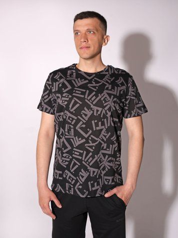 Футболка чоловіча 46 Чорний BEKI (720603-46) 720603-46 фото