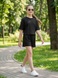Костюм з шортами для дівчинки підлітка 140 Чорний ALINI GIRL (732710-140) 732710-140 фото 3