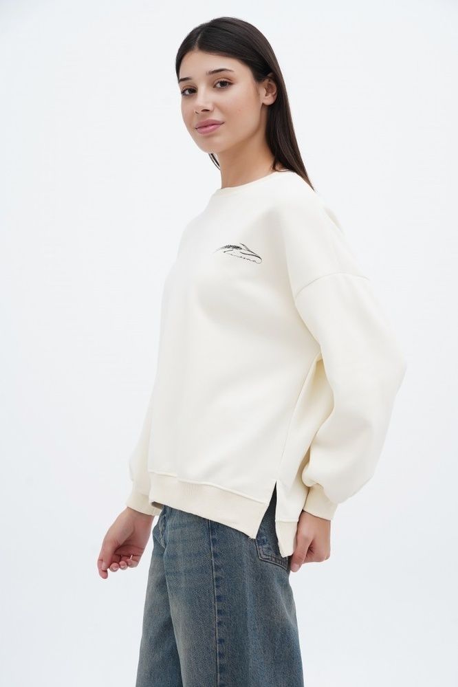 Світшот жіночий OneSize Молочний M@C (639278-OneSize) 639278-OneSize фото