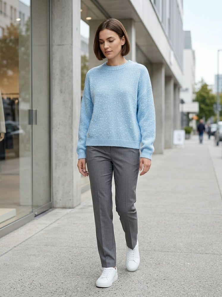 Свитер женский OneSize Голубой M@C (723875-OneSize) 723875-OneSize фото