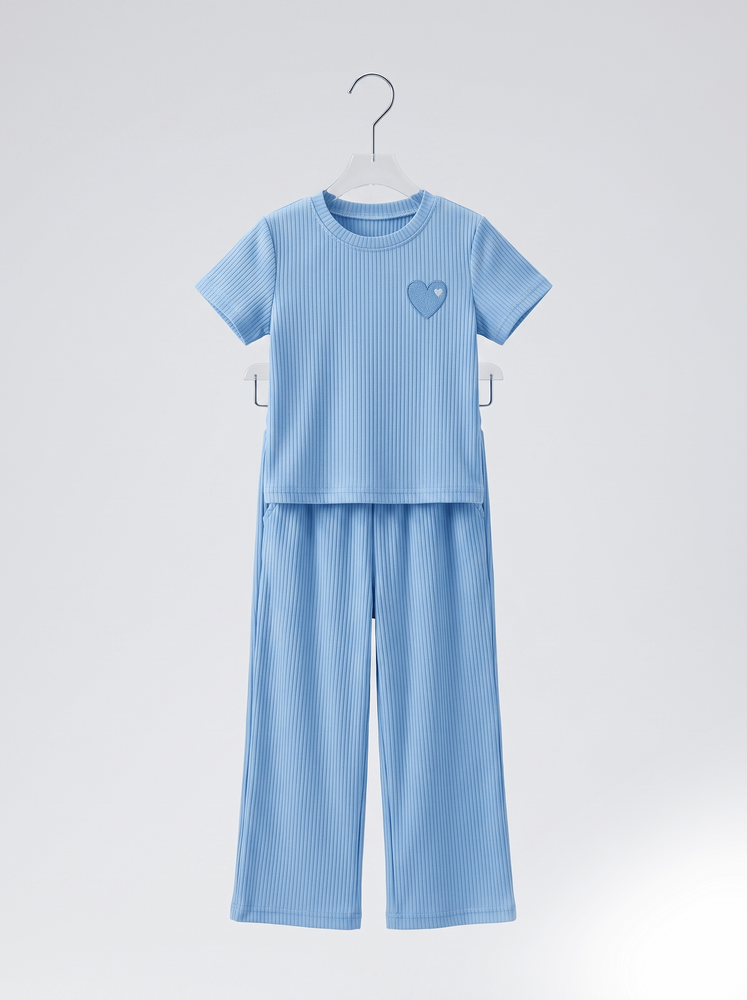 Костюм брючный для девочки 104 Голубой TOP STYLE (710047-104) 710047-104 фото