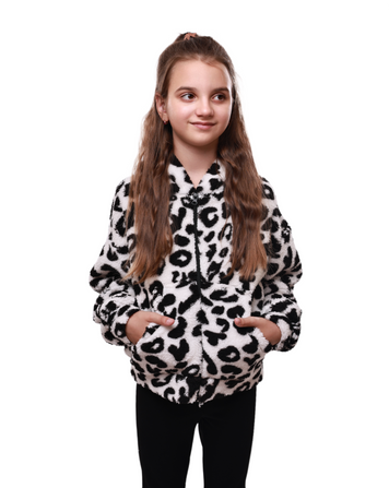Худі для дівчинки 128 Молочний STREET FASHION (694076-128) 694076-128 фото