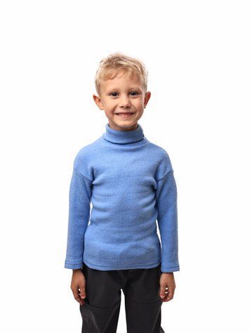Гольф трикотажний для хлопчика 110 Блакитний HAPPY KIDS (694152-110) 694152-110 фото