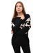 Свитер женский OneSize Черный NANA (691451-OneSize) 691451-OneSize фото 1