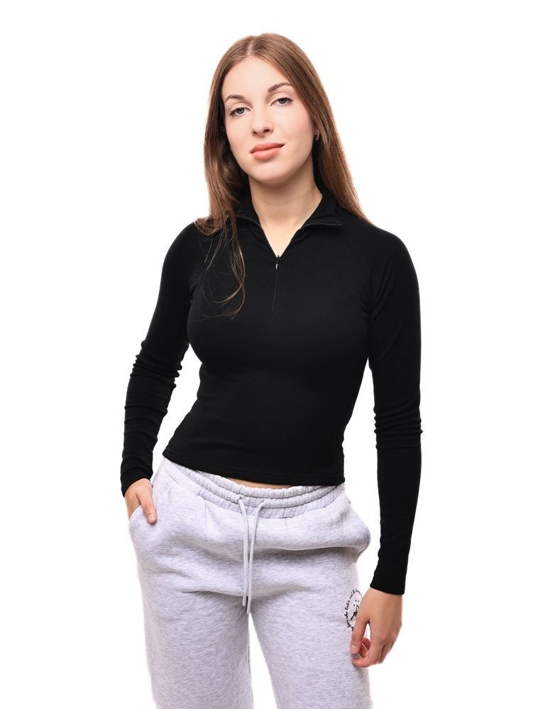 Гольф трикотажний жіночий S Чорний TEXTURE (691024-S) 691024-S фото