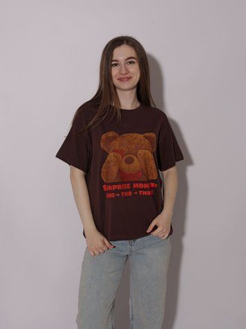 Футболка жіноча OneSize Темно-коричневий ANDIN (710875-OneSize) 710875-OneSize фото