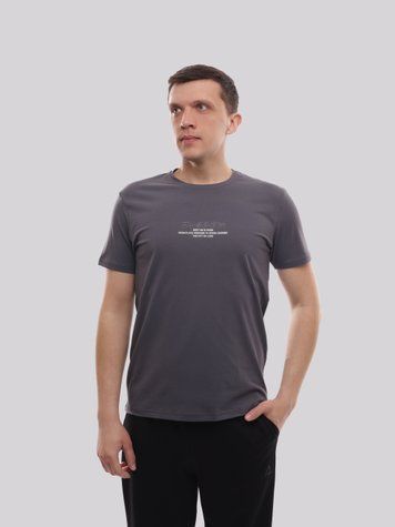 Футболка мужская S Темно-серый TREND LINE (717886-S) 717886-S фото
