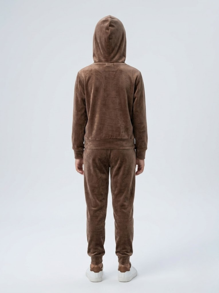 Костюм спортивний для дівчинки 116 Коричневий HAPPY BABY (731028-116) 731028-116 фото