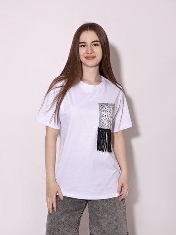 Футболка женская S Белый KAKTUS (739242-S) 739242-S фото