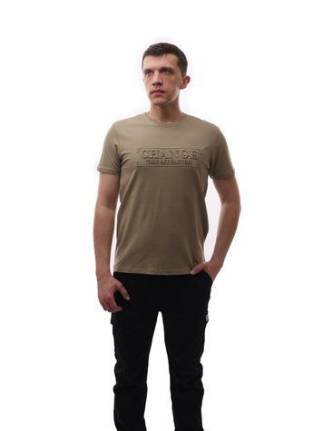 Футболка мужская S Хаки TREND LINE (717893-S) 717893-S фото