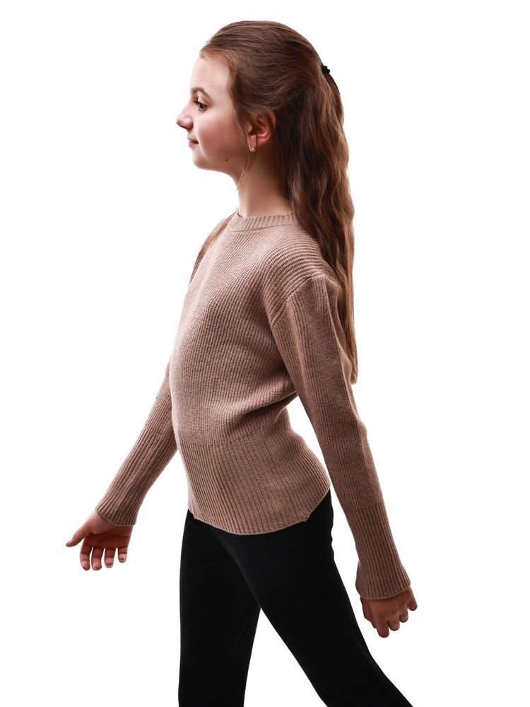 Свитер для девочки подростка 140 Светло-коричневый FASHION (706450-140) 706450-140 фото