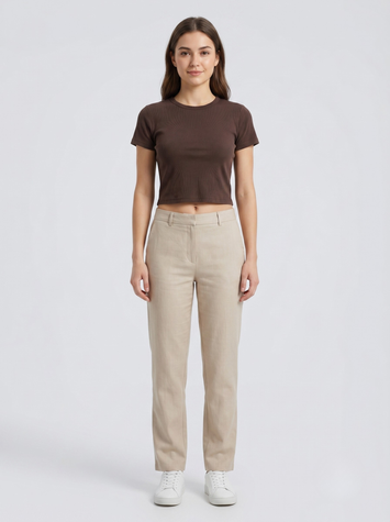 Футболка женская S Коричневый TVIY LOOK (713492-S) 713492-S фото