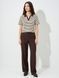Поло жіноче S Темно-коричневий FASHION (710666-S) 710666-S фото 1