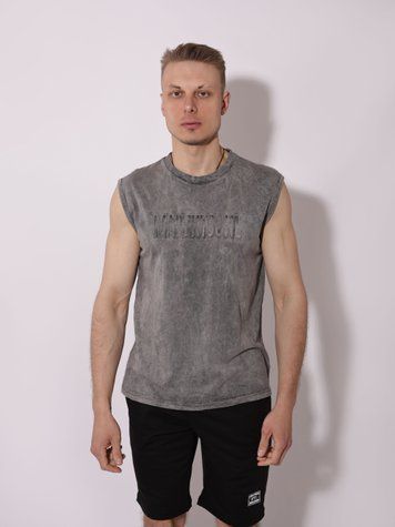 Майка чоловіча S Світло-сірий TEE (742368-S) 742368-S фото