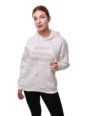 Худі жіночі 42 Молочний NEW KROP (696847-42) 696847-42 фото