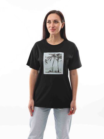 Футболка жіноча 2XL Чорний EST.1991 (672908-XXL) 672908-XXL фото