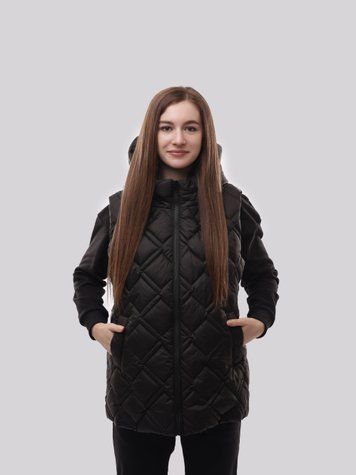 Жилетка жіноча 50 Чорний (704681-50) 704681-50 фото