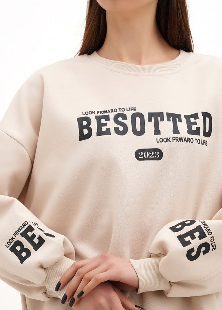 Світшот жіночий OneSize Молочний M@C (660672-OneSize) 660672-OneSize фото