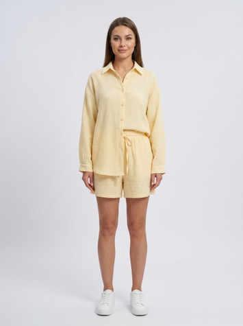 Костюм с шортами женский OneSize Молочный MEAT AND MARCH (757778-OneSize) 757778-OneSize фото