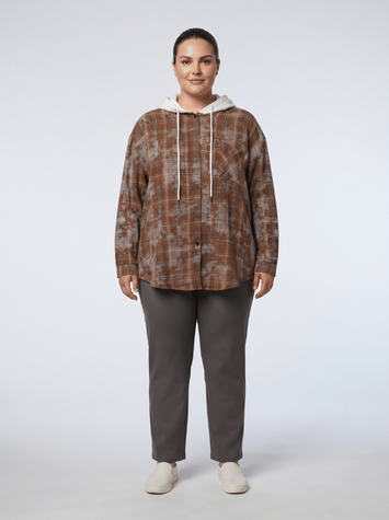 Сорочка жіноча XL Коричневий M@C (730157-XL) 730157-XL фото