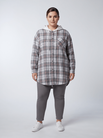 Сорочка жіноча XL Сірий M@C (730155-XL) 730155-XL фото