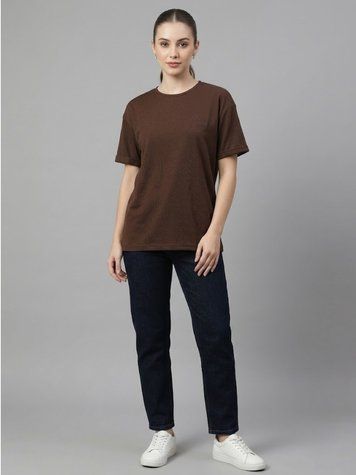 Футболка жіноча S Темно-коричневий TVIY LOOK (713458-S) 713458-S фото