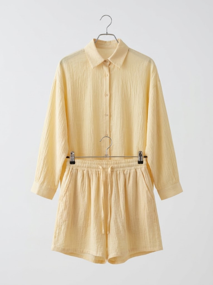 Костюм з шортами жіночий OneSize Молочний MEAT AND MARCH (757778-OneSize) 757778-OneSize фото
