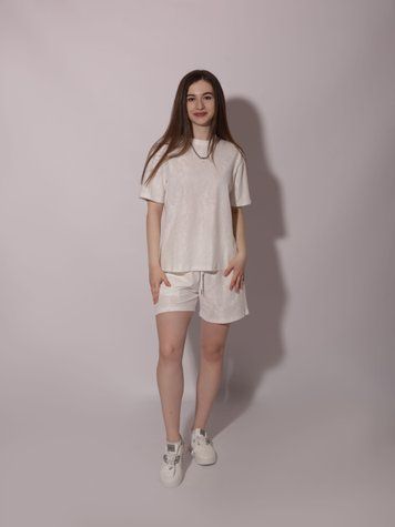 Костюм с шортами женский S Белый NANA (711830-S) 711830-S фото