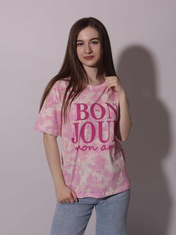 Футболка жіноча 42 Рожевий (718261-42) 718261-42 фото