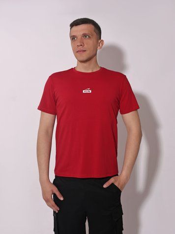 Футболка чоловіча 46 Червоний RUN (719782-46) 719782-46 фото