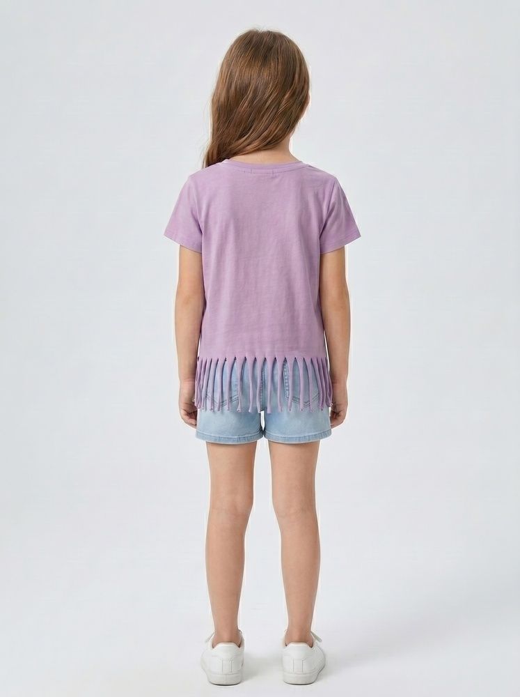 Футболка для девочки 104 Лиловый OZ MODA KIDS (714595-104) 714595-104 фото