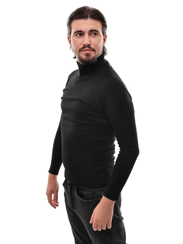 Гольф трикотажний чоловічий S Чорний COOL STUFF (695817-S) 695817-S фото